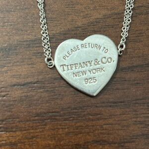 Tiffany & Co. Silver Heart Pendant bracelet